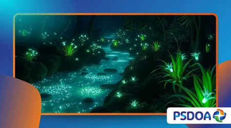 Using bioluminescence as a sustainable lighting solution.