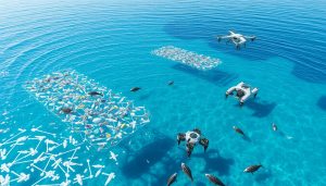 Experimental technologies to clean up the oceans.