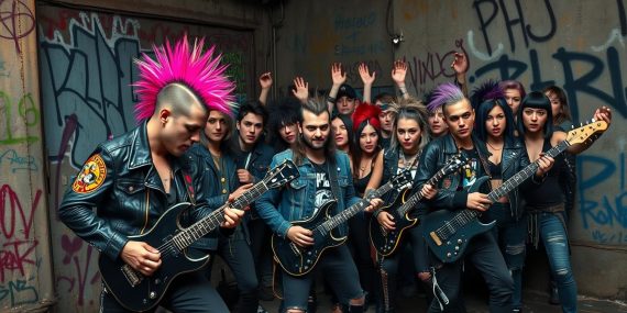 The Punk Rock Scene of the 1980s