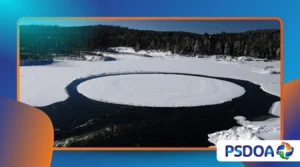 Ice Circles: Nature’s Spinning Sculptures in Freezing Rivers