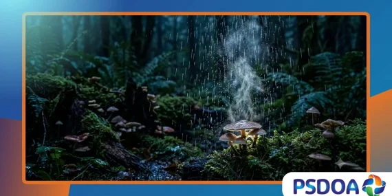 Mushroom Rain: When Spores Trigger Their Own Downpours