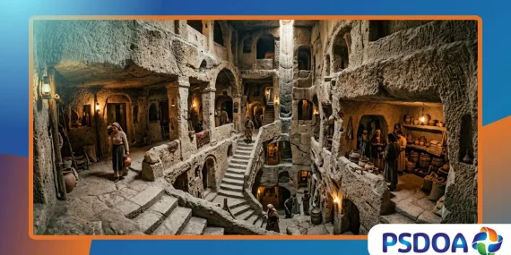 Underground Cities Built to Survive Ancient Invasions